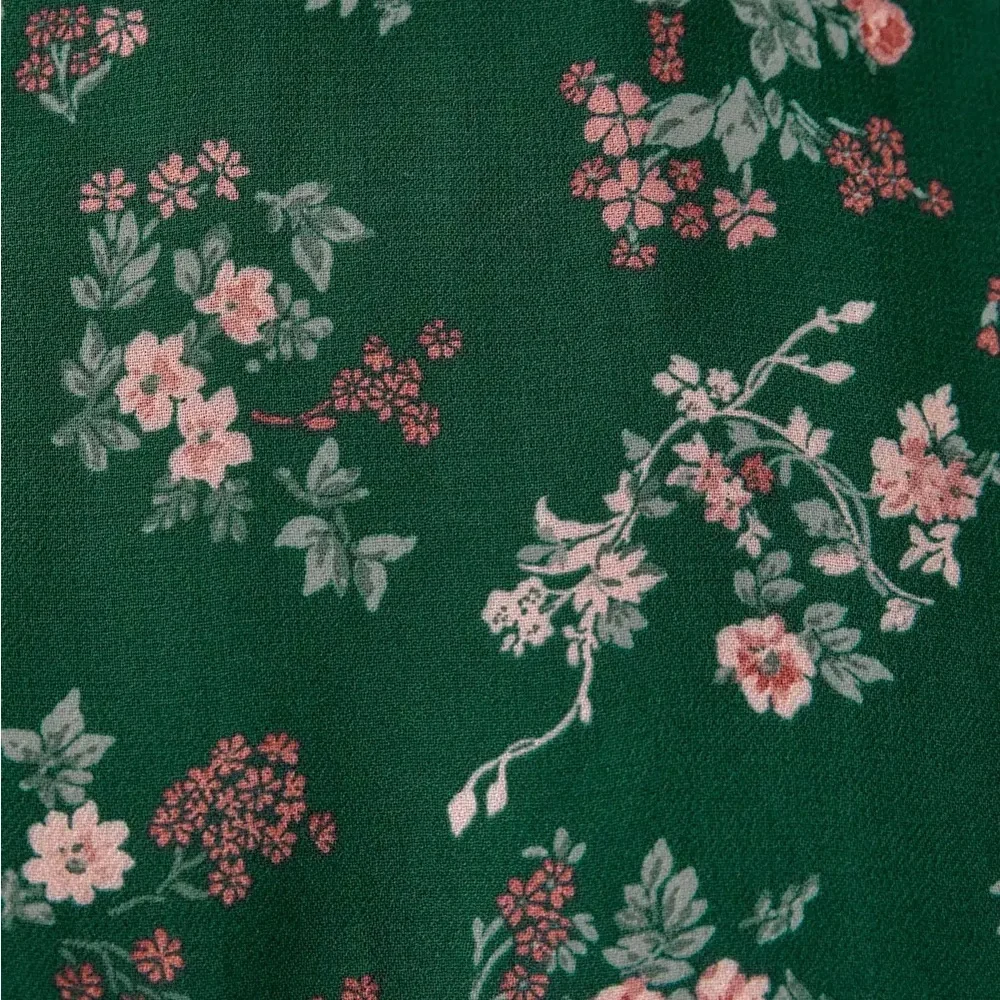 Reformation Floral Green Midi Dress - Picture 3 of 6